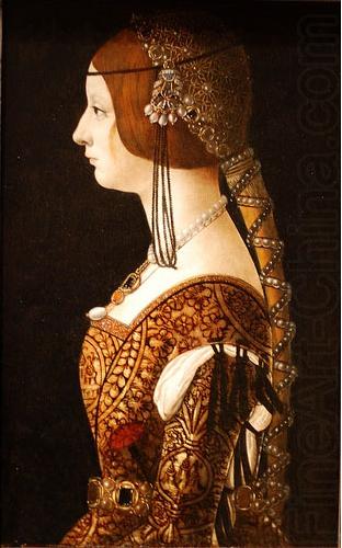 FIGINO, Giovanni Ambrogio Blanca Maria Sforza china oil painting image